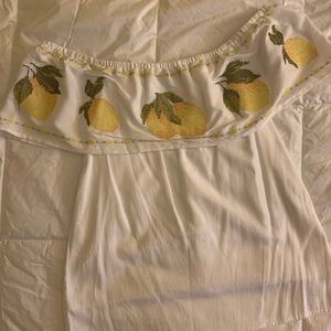 White Off the Shoulder Top